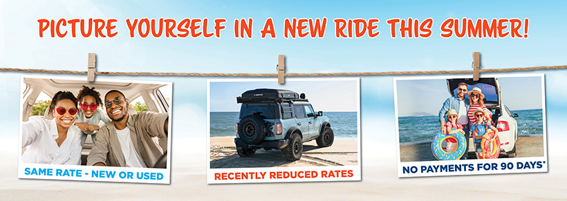 Recently reduced auto loan rates!