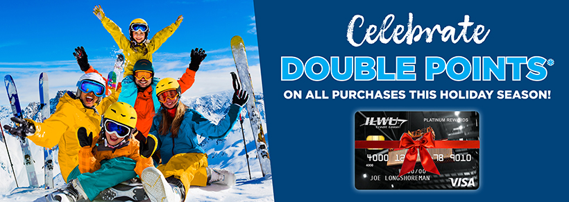 Earn Double Points on All Purchases this Holiday Season*