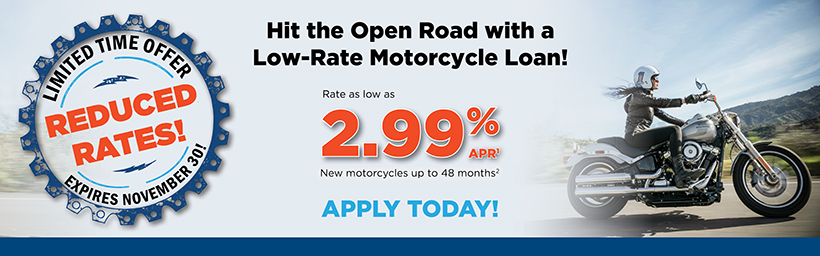 Reduced Rate Motorcycle Loans