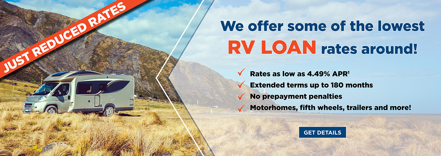 We offer some of the lowest RV Loan rates around. 