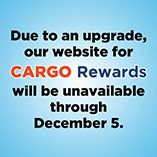 Important Service Notice for Platinum CARGO Rewards Visa cardholders