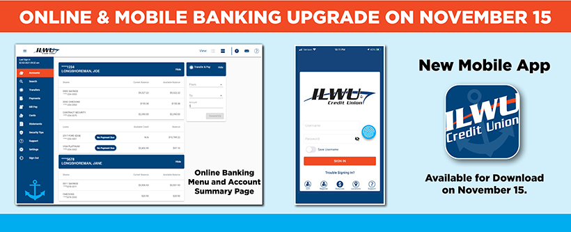 New Online and Mobile Banking Upgrade is Here